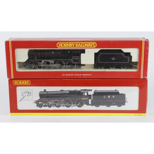 294 - Hornby. Two boxed Hornby OO gauge locomotives, comprising BR 4-6-0 Class 5 (R292); LMS 4-6-0 Class 5... 
