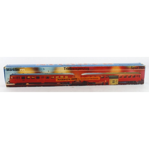 305 - Marklin boxed HO gauge Hamo 8376 DB German BR815/515 Diesel Railcar 2 Unit Set