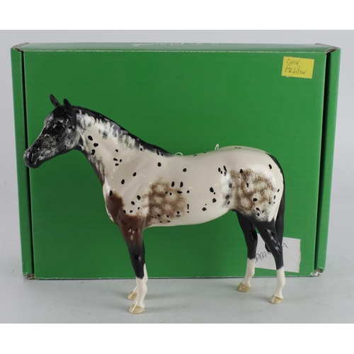 348 - Beswick horse figure 'Appaloosa Stallion' (H1772), height 19.5cm, contained in original box