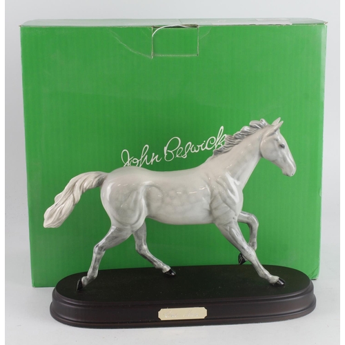 350 - Beswick racehorse figure 'One Man', height 20.5cm approx., contained in original box