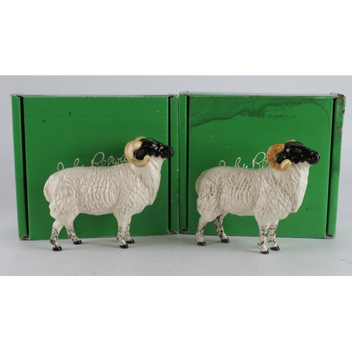 371 - Beswick. Two boxed Beswick Boreray Sheep figures, tallest 12cm approx.