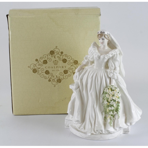 385 - Coalport Compton & Woodhouse Bone China Signature Edition figure 'The Princess of Wales', with certi... 