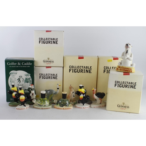 400 - Guinness interest. A group of various Guinness figures (some boxed), together with a boxed Royal Dou... 