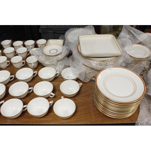 454 - Royal Copenhagen. A large and extensive Royal Copenhagen twelve piece Spanish pattern dinner service... 