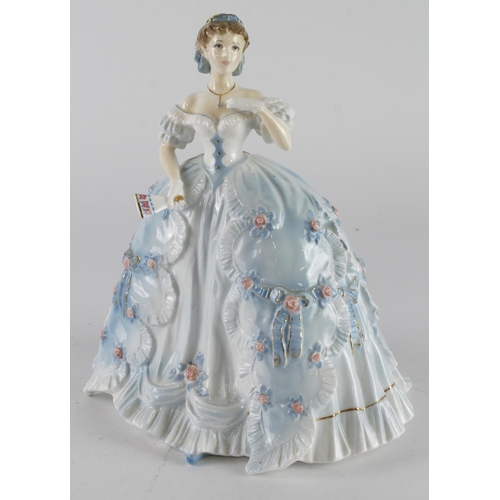 466 - Royal Worcester Compton & Woodhouse Bone China figure 'The First Quadrille', 1992, limited edition 7... 