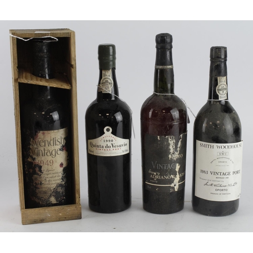 540 - Port / Liqueur. Four various bottles of Port & Liqueur, comprising Quinta do Vesuvio 1990 Vintage Po... 