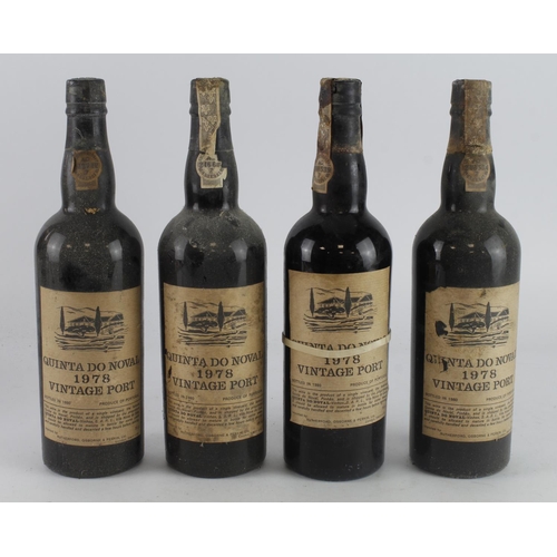 542 - Quinta Do Noval. Four bottles of Quinta Do Noval Vintage Port 1978 (botted in 1980, buyer collects o... 