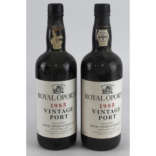 546 - Roysl Oporto. Two bottles of Royal Oporto Vintage Port 1985, buyer collects or arranges own courier