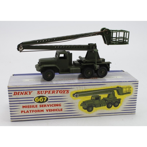 73 - Dinky Supertoys, no. 667 'Missile Servicing Platform Vehicle', contained in original box