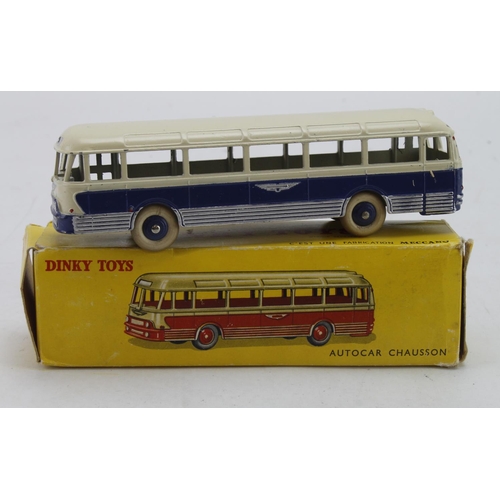 76 - Dinky Toys (French), no. 29F 'Autocar Chausson' (blue / white), contained in original box