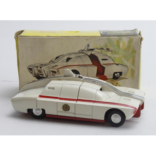 80 - Dinky Toys, no. 105 'Captain Scarlet Maximum Security Vehicle', missing radiation box and aerial, co... 