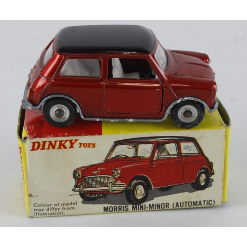 82 - Dinky Toys, no. 183 'Morris Mini Minor, Automatic' (red), contained in original box