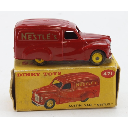 88 - Dinky Toys, no. 471 'Austin Van, Nestle', contained in original box