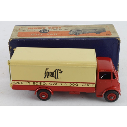 89 - Dinky Toys, no. 514 'Guy Van, Spratts', contained in original box