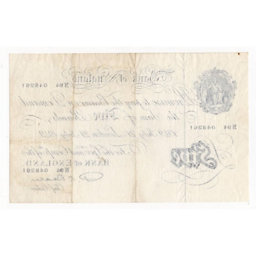 108 - Beale 5 Pounds (B270) dated 21st July 1949, serial N94 048261 (B270, Pick344) some discolouration on... 