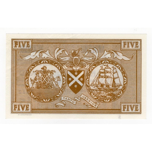 496 - Scotland, Bank of Scotland 5 Pound dated 20th September 1961, signed Lord Bilsland & William Watson,... 