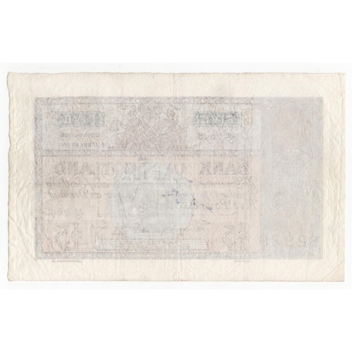 504 - Scotland, Bank of Scotland 5 Pounds dated 3rd January 1940, early date signed Lord Elphinstone & J.W... 