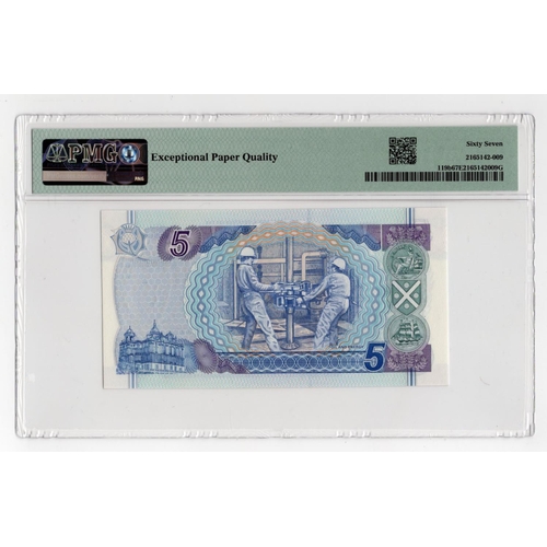 506 - Scotland, Bank of Scotland, 5 Pounds dated 13th September 1996, a LAST RUN note with very HIGH near ... 