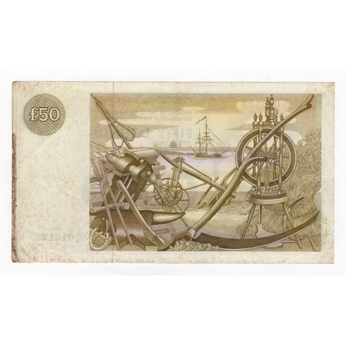 528 - Scotland, Clydesdale Bank 50 Pounds dated 3rd September 1989, signed A.R. Cole Hamilton, serial A/AC... 