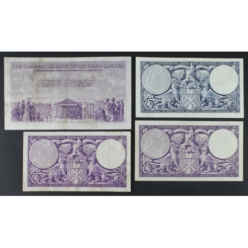 530 - Scotland, Commercial Bank (4), 5 Pounds dated 3rd January 1951, signed Sir John Erskine, serial 16K0... 