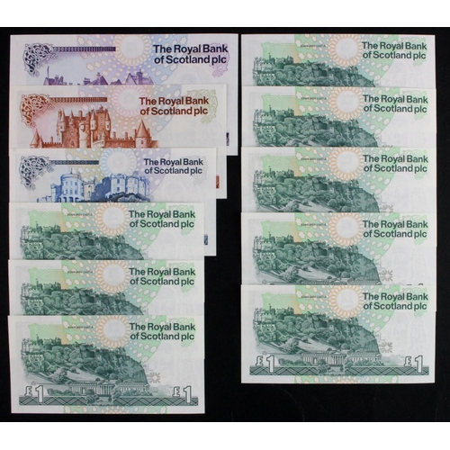 546 - Scotland, Royal Bank of Scotland (11), 20 Pounds dated 24th February 1993 (PMS RB105b, Pick354b), 10... 