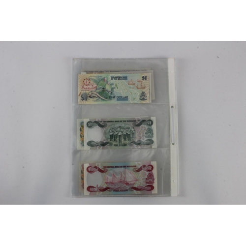 587 - Bahamas (10), 3 Dollars & 50 Cents dated 1965 (BNB B116 & B118, Pick17a & 19a), 3 Dollars, 1 Dollar ... 