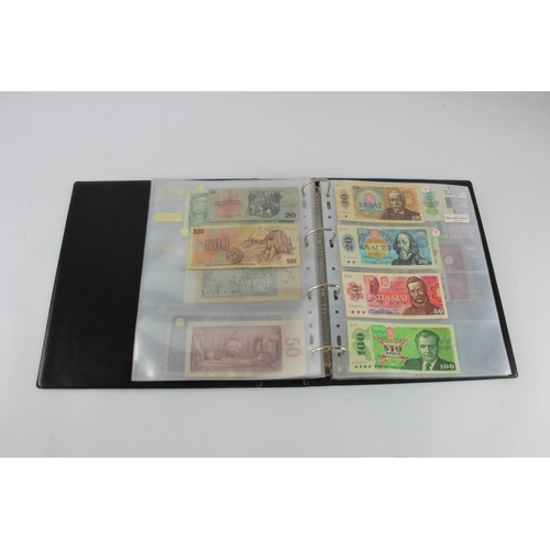 678 - Czechoslovakia, Slovenia (53), collection in album including many perforated SPECIMEN notes, 2000 Ko... 