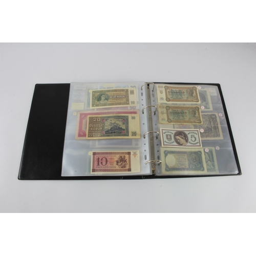 678 - Czechoslovakia, Slovenia (53), collection in album including many perforated SPECIMEN notes, 2000 Ko... 