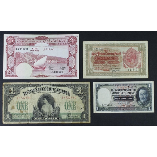 681 - East African Currency Board 1 Florin dated 1st May 1920, serial A/97 21349 (BNB B202a, Pick8a) annot... 