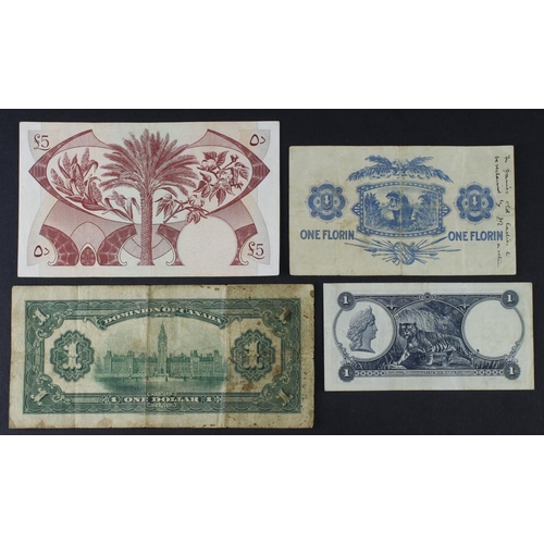 681 - East African Currency Board 1 Florin dated 1st May 1920, serial A/97 21349 (BNB B202a, Pick8a) annot... 