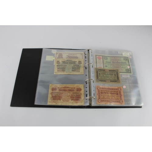 733 - Germany (52) plus a few America Scrip notes etc., including Memel 1/2 Mark and 5 Mark, German occupa... 