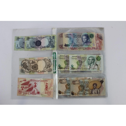 741 - Ghana (26), 5000 Cedis and 2000 Cedis dated 23rd February 1996, key date, serial H/1 4712687 & T/1 4... 