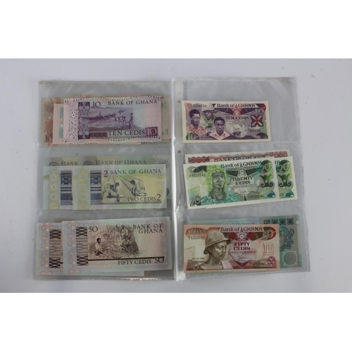 741 - Ghana (26), 5000 Cedis and 2000 Cedis dated 23rd February 1996, key date, serial H/1 4712687 & T/1 4... 