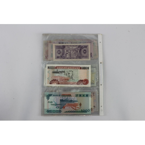 741 - Ghana (26), 5000 Cedis and 2000 Cedis dated 23rd February 1996, key date, serial H/1 4712687 & T/1 4... 