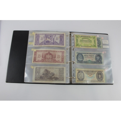 757 - Hungary (52), collection in album, issues from 1840's to 1990's, including a group of B-Pengo 1946, ... 