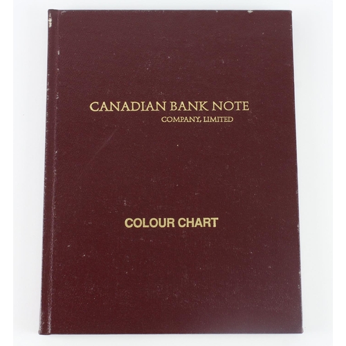 8 - Canadian Banknote Company Limited Colour Chart Book and SPECIMEN floating rate notes with coupons, 4... 