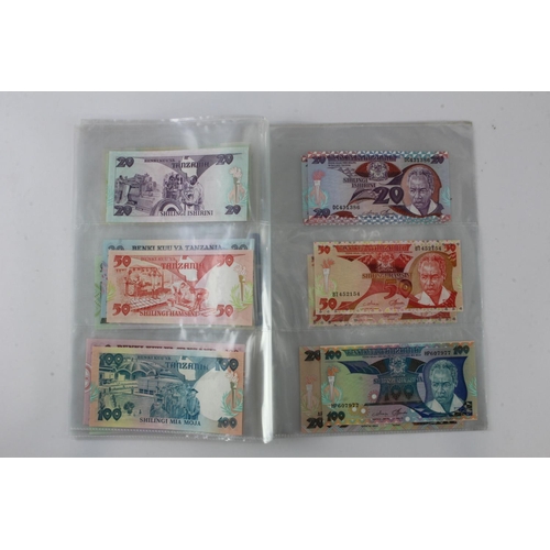 908 - Tanzania (17), a collection of notes with no duplication, different signature and date varieties, 20... 