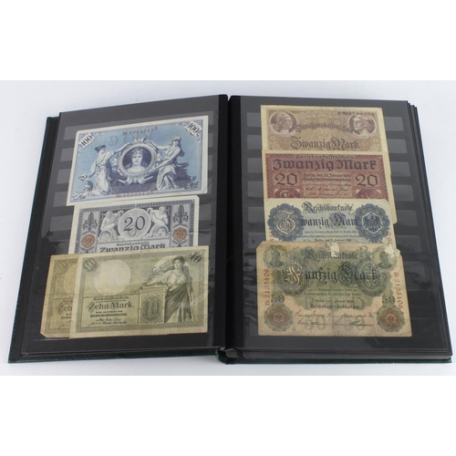 940 - World (150), in banknote album including Bank of England, Jersey, Greece, Germany, China etc. mixed ... 