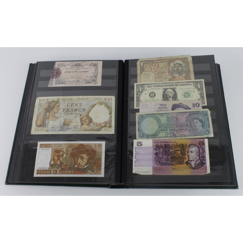 940 - World (150), in banknote album including Bank of England, Jersey, Greece, Germany, China etc. mixed ... 