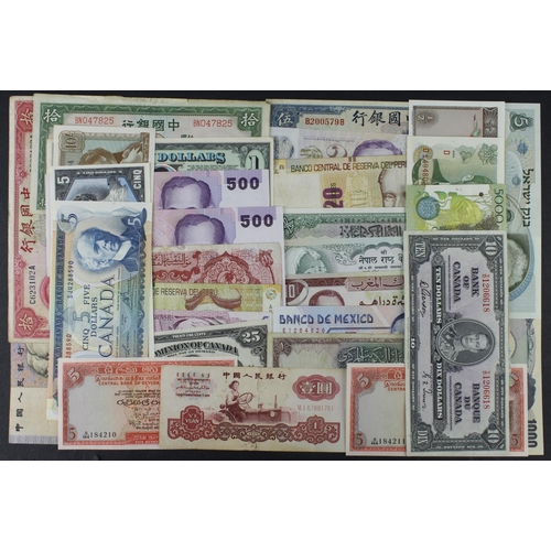 945 - World (30), including Jersey 10 Shillings 1963, Canada 10 Dollars 1937, 5 Dollars 1954, Dominion of ... 