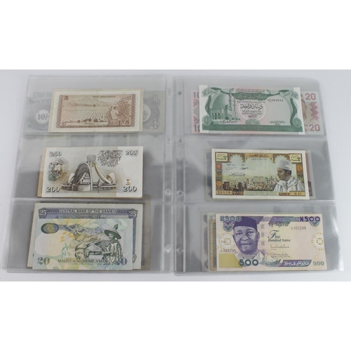 965 - World, Africa (30), in album sleeves including Morocco 5 Dirhams 1969, Zambia 10 Kwacha & 20 Kwacha ... 