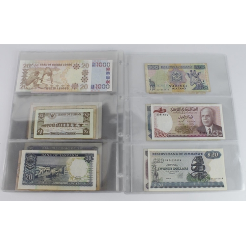 965 - World, Africa (30), in album sleeves including Morocco 5 Dirhams 1969, Zambia 10 Kwacha & 20 Kwacha ... 