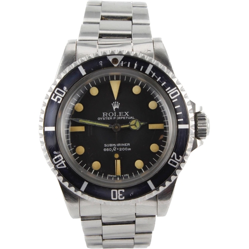 521 - Rolex Oyster Perpetual Submariner stainless steel cased gents wristwatch, ref. 5513, serial. 6252xxx... 