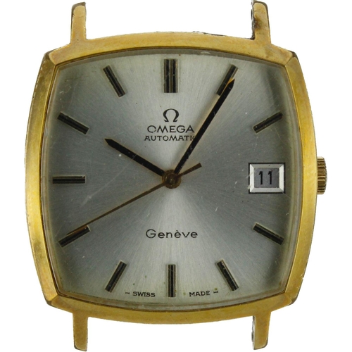 535 - Gents stainless steel and gold plated Omega automatic wristwatch, ref. 162.0052, circa 1973. The sil... 