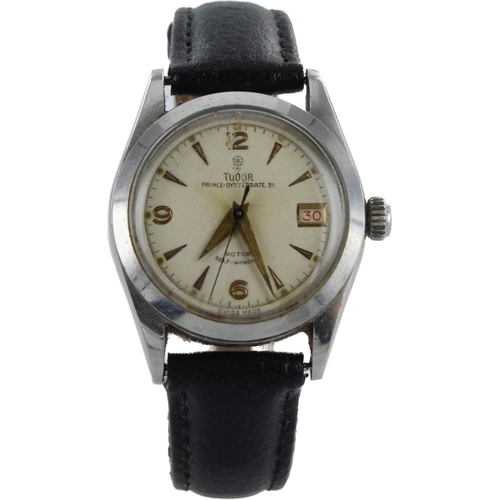 587 - Tudor Prince Oysterdate 31 stainless steel cased gents automatic wristwatch, ref. 7911, serial. 169x... 