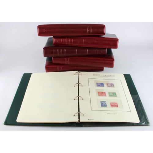 151 - Westminster publication 'The History of WW2' in stamps and covers in 6 special binders, includes 'Vi... 