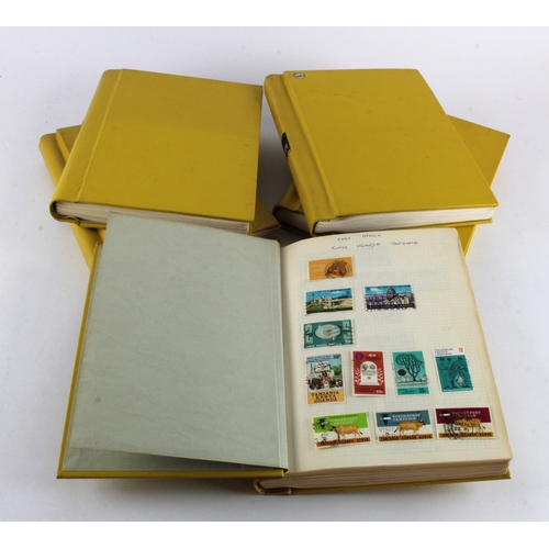 152 - World collection of material housed in yellow albums  (5)