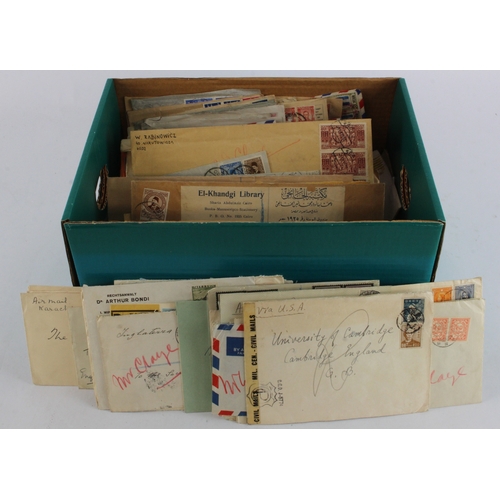 164 - Green box full of original 1930's & 1940's correspondence all addressed to the University of Cambrid... 