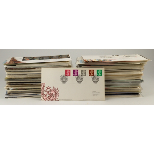 168 - Plastic crates packed full of GB FDC's (approx 1250) from early 1980's to c2014. Later issues with B... 