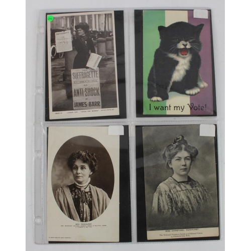 480 - Suffragette - cat 'I want my Vote!, London Life No 10 Votes for Women, Mrs Pankhurst RP, and Miss Ch... 